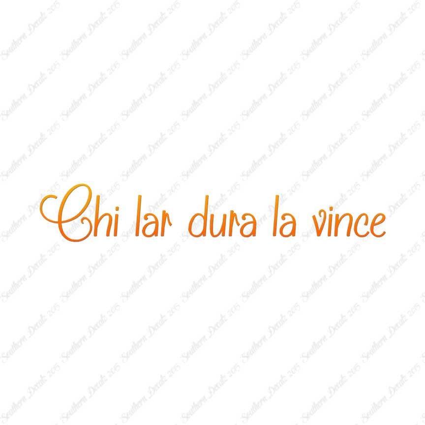 Italian Chi Lar Dura La Vince
