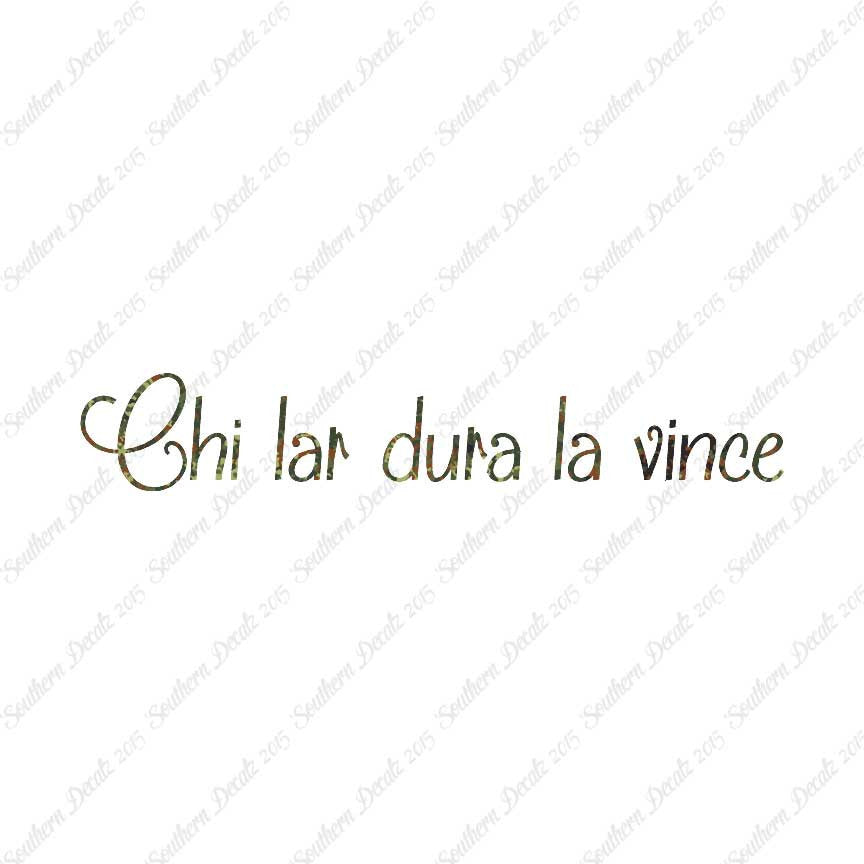 Italian Chi Lar Dura La Vince