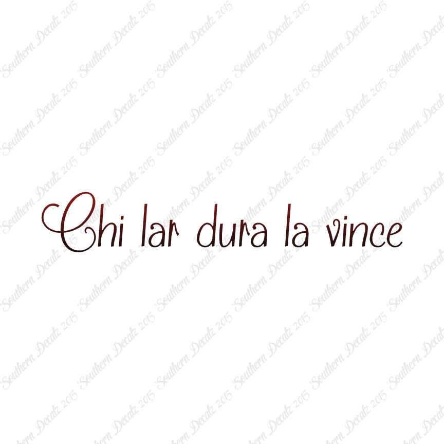 Italian Chi Lar Dura La Vince
