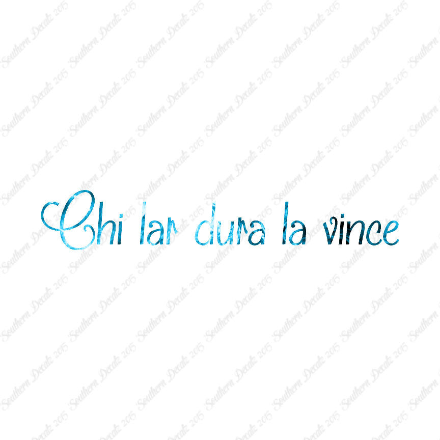 Italian Chi Lar Dura La Vince