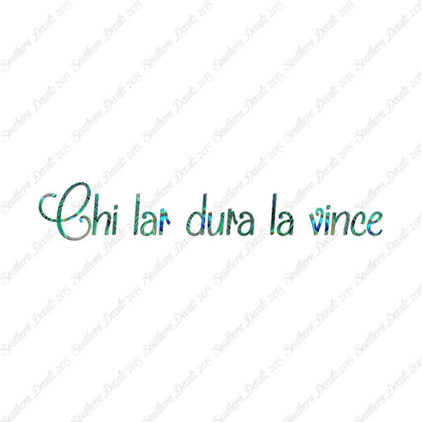 Italian Chi Lar Dura La Vince