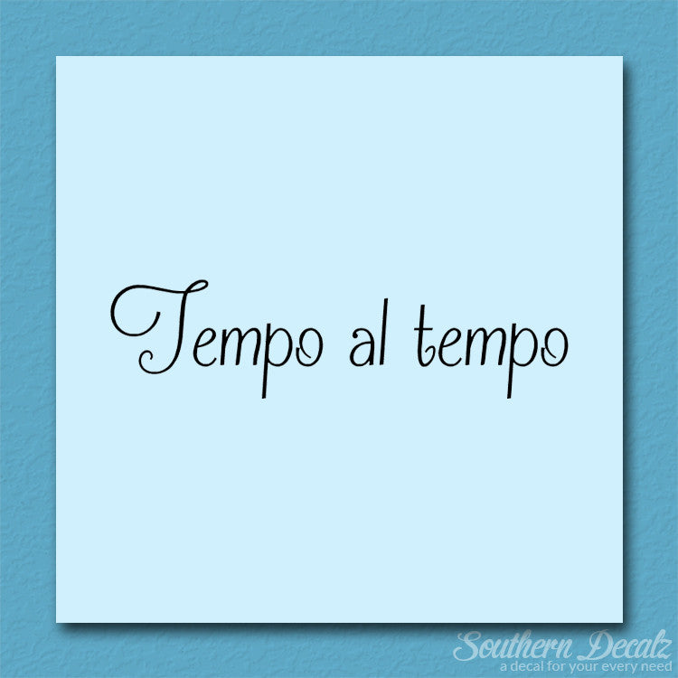 Italian Temo Al Tempo