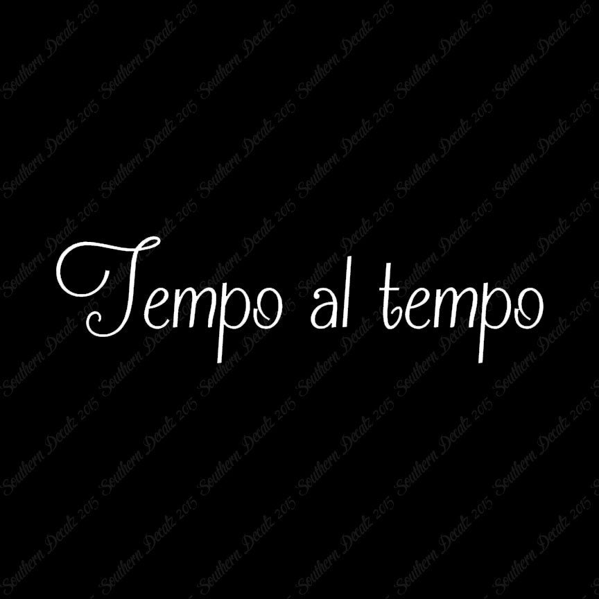 Italian Temo Al Tempo