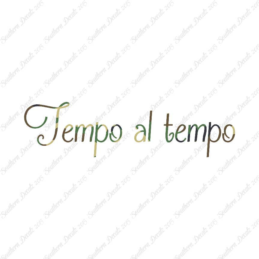 Italian Temo Al Tempo
