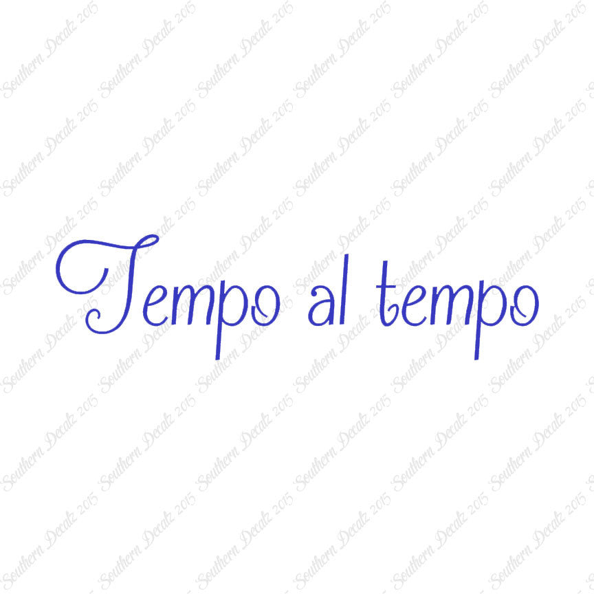 Italian Temo Al Tempo