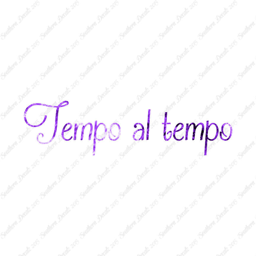 Italian Temo Al Tempo
