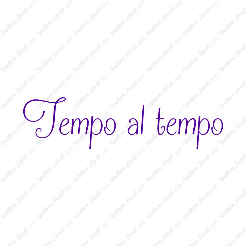Italian Temo Al Tempo