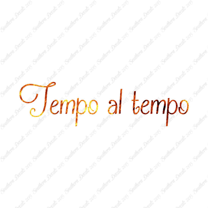 Italian Temo Al Tempo