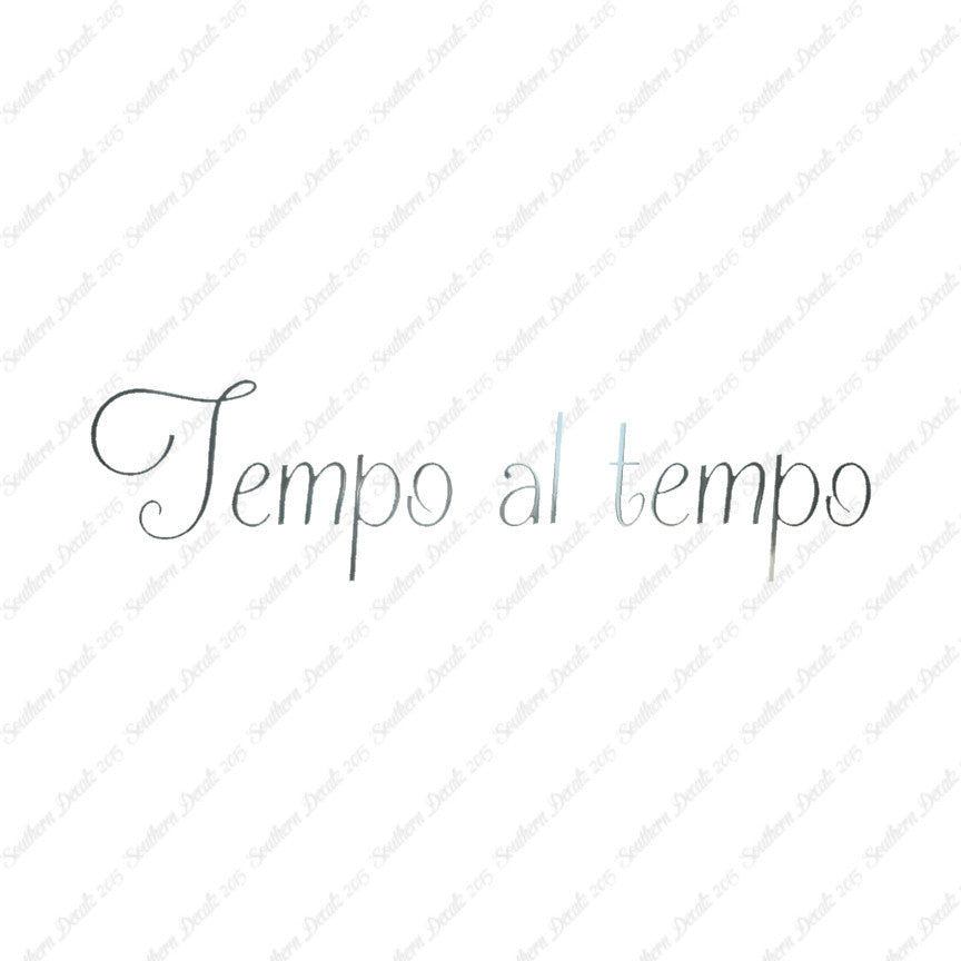 Italian Temo Al Tempo