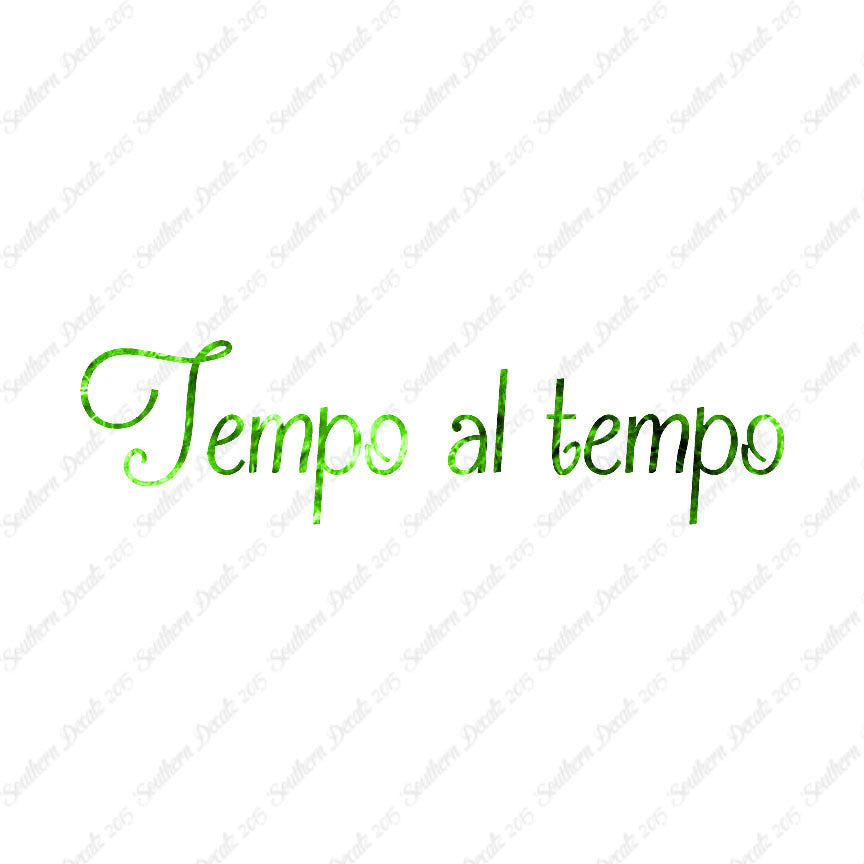 Italian Temo Al Tempo
