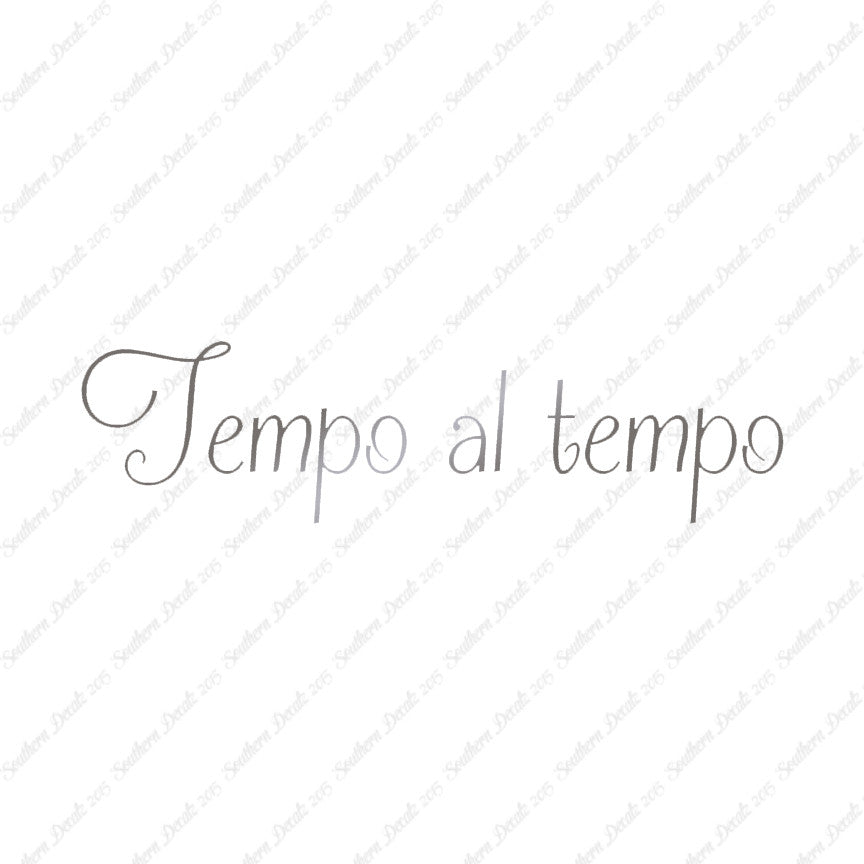 Italian Temo Al Tempo