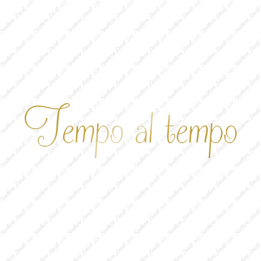 Italian Temo Al Tempo