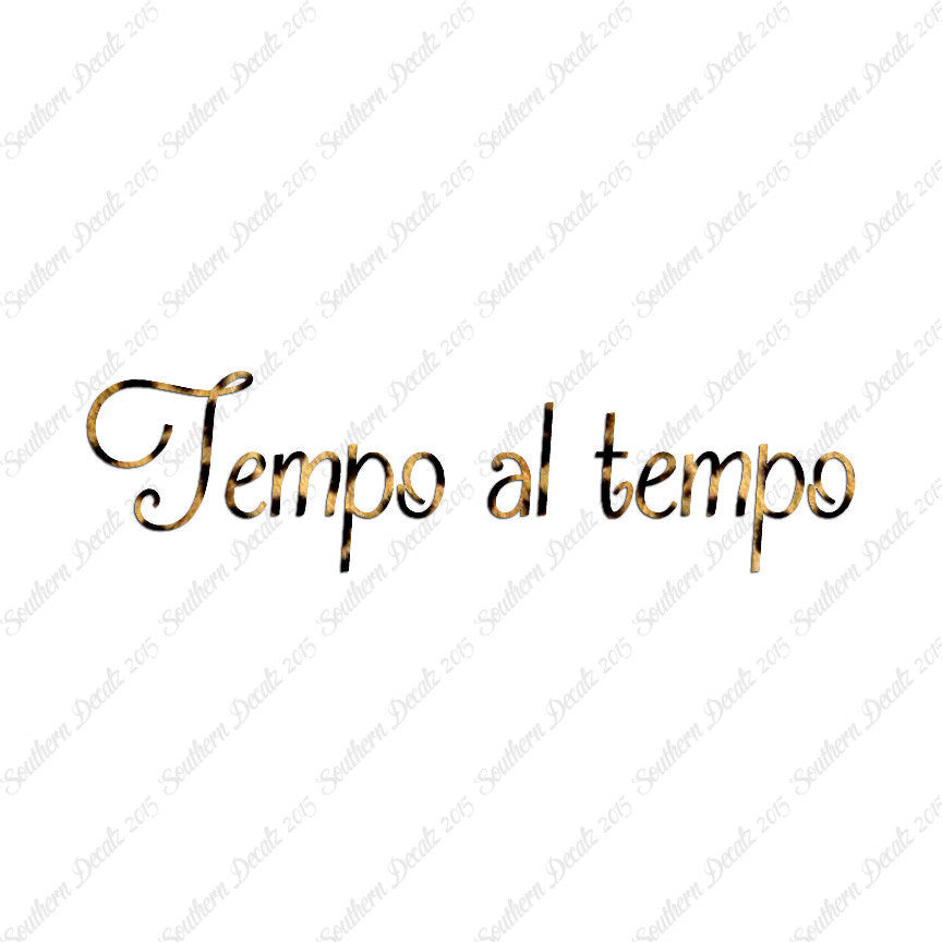 Italian Temo Al Tempo