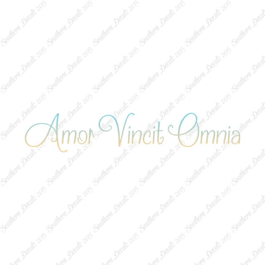 Latin Amor Vincit Omnia