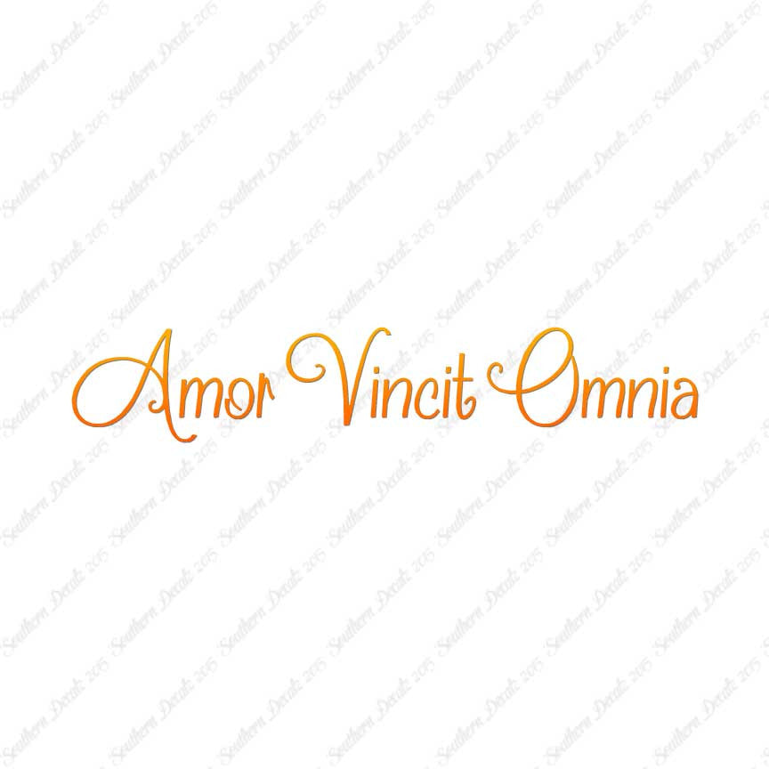 Latin Amor Vincit Omnia