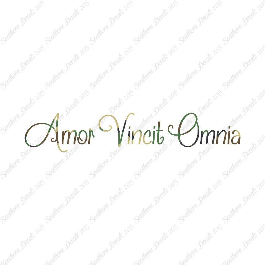 Latin Amor Vincit Omnia