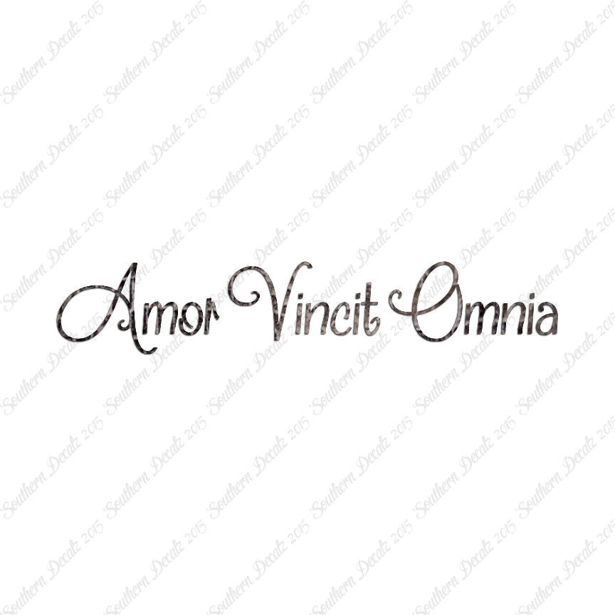 Latin Amor Vincit Omnia