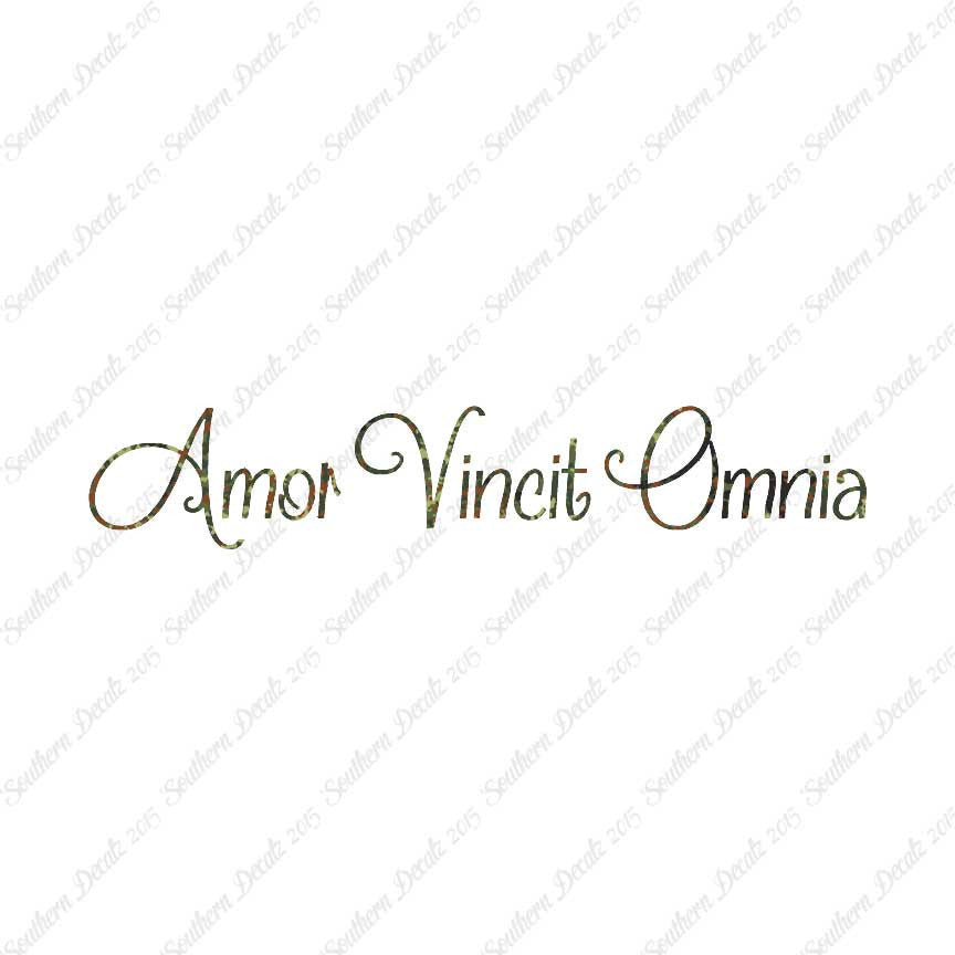Latin Amor Vincit Omnia