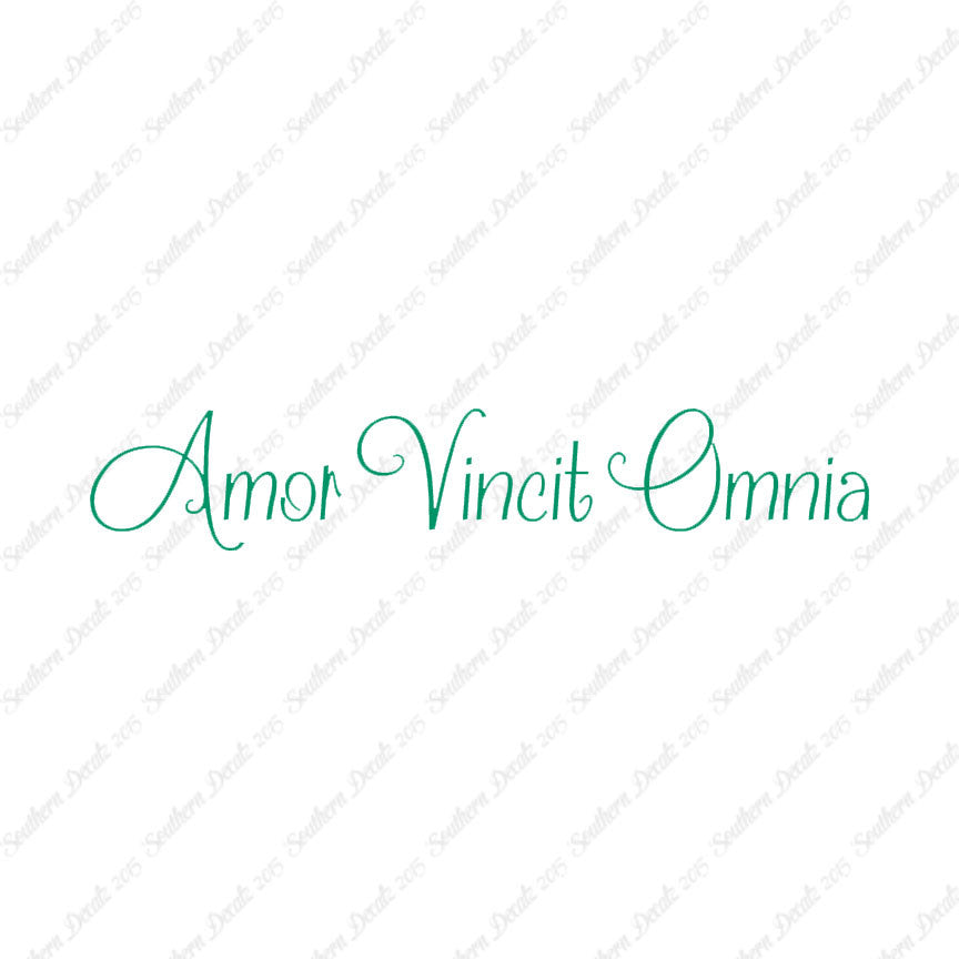 Latin Amor Vincit Omnia
