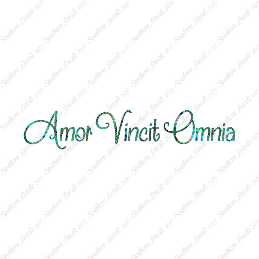 Latin Amor Vincit Omnia