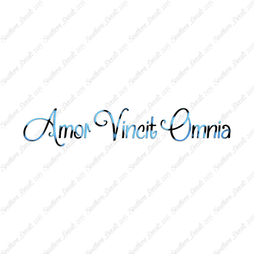 Latin Amor Vincit Omnia