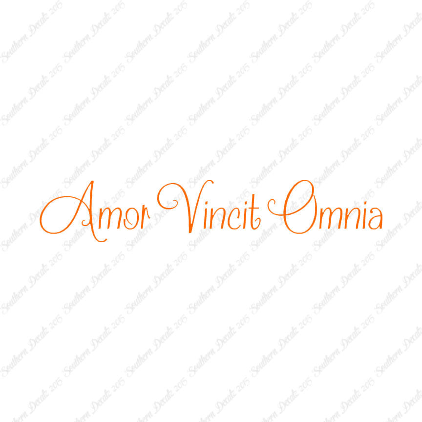 Latin Amor Vincit Omnia