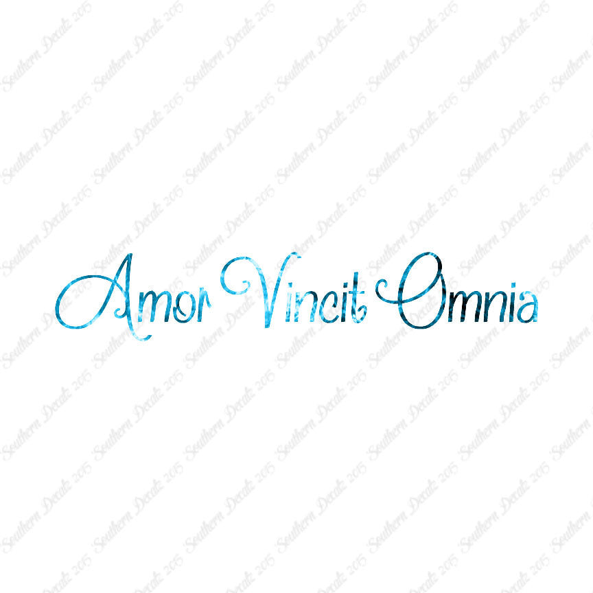 Latin Amor Vincit Omnia