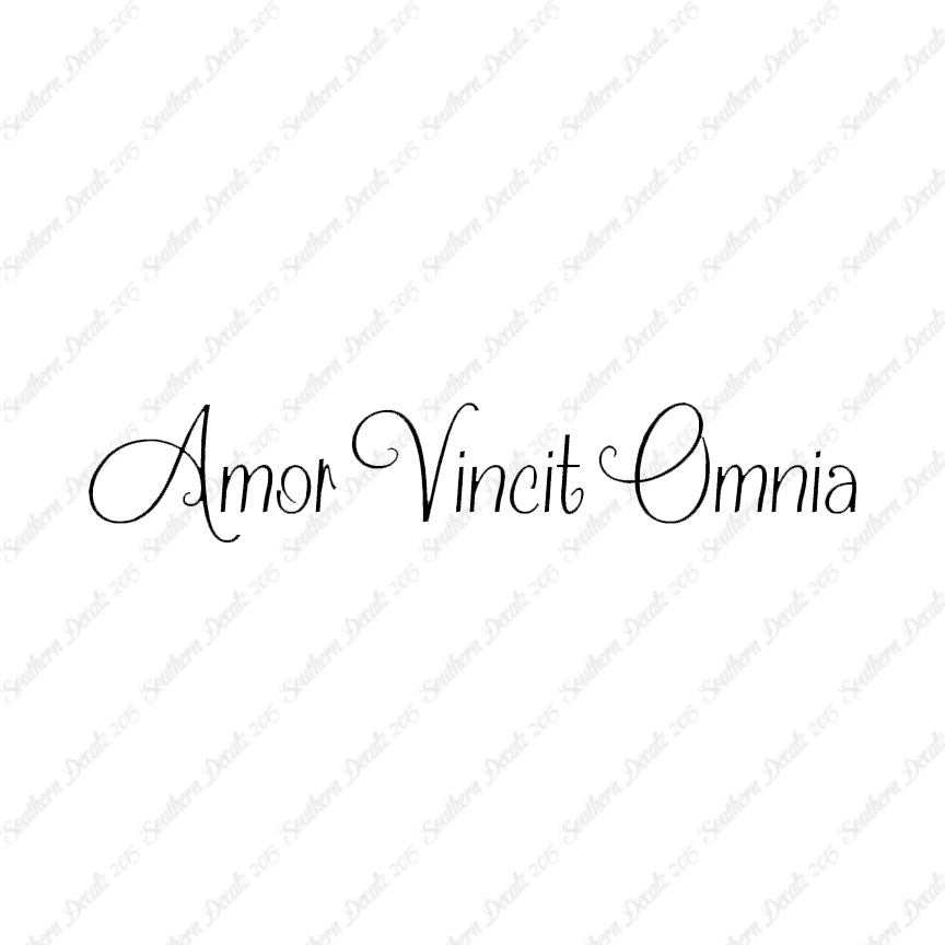 Latin Amor Vincit Omnia