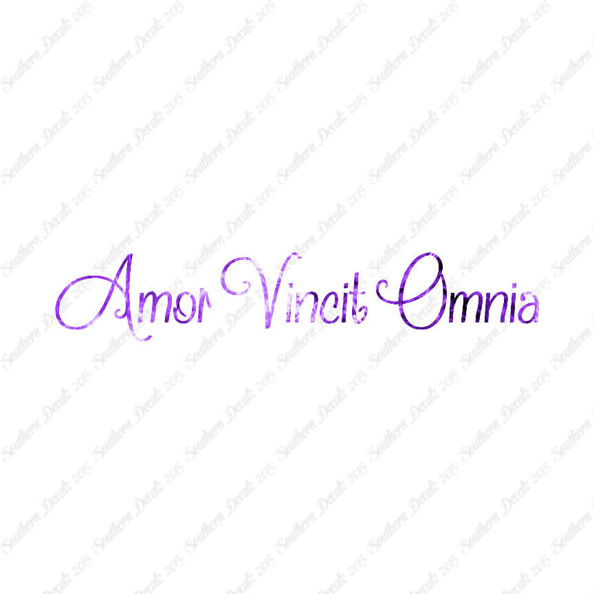 Latin Amor Vincit Omnia