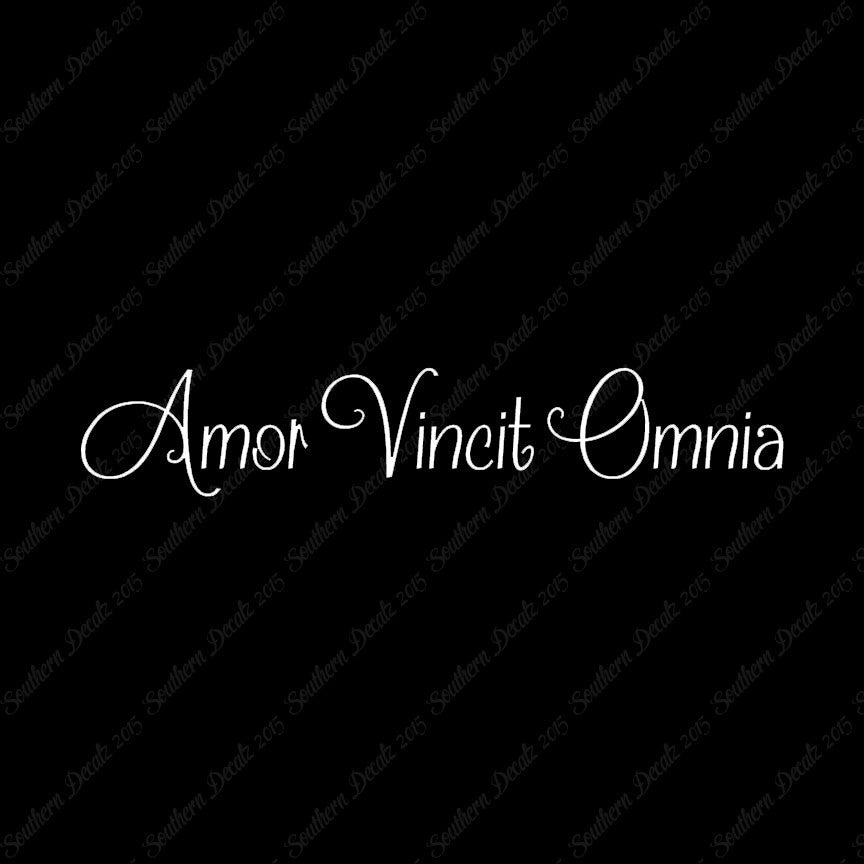 Latin Amor Vincit Omnia