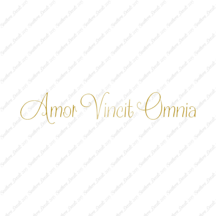 Latin Amor Vincit Omnia