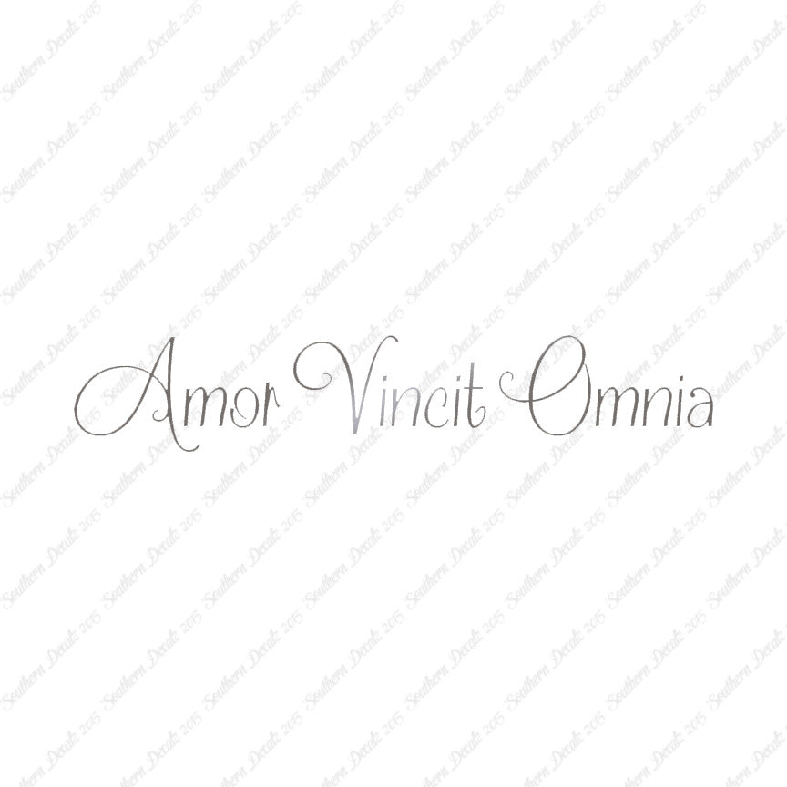 Latin Amor Vincit Omnia