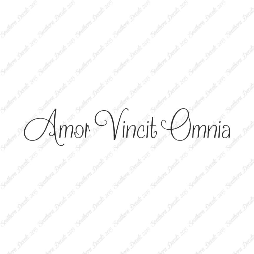 Latin Amor Vincit Omnia