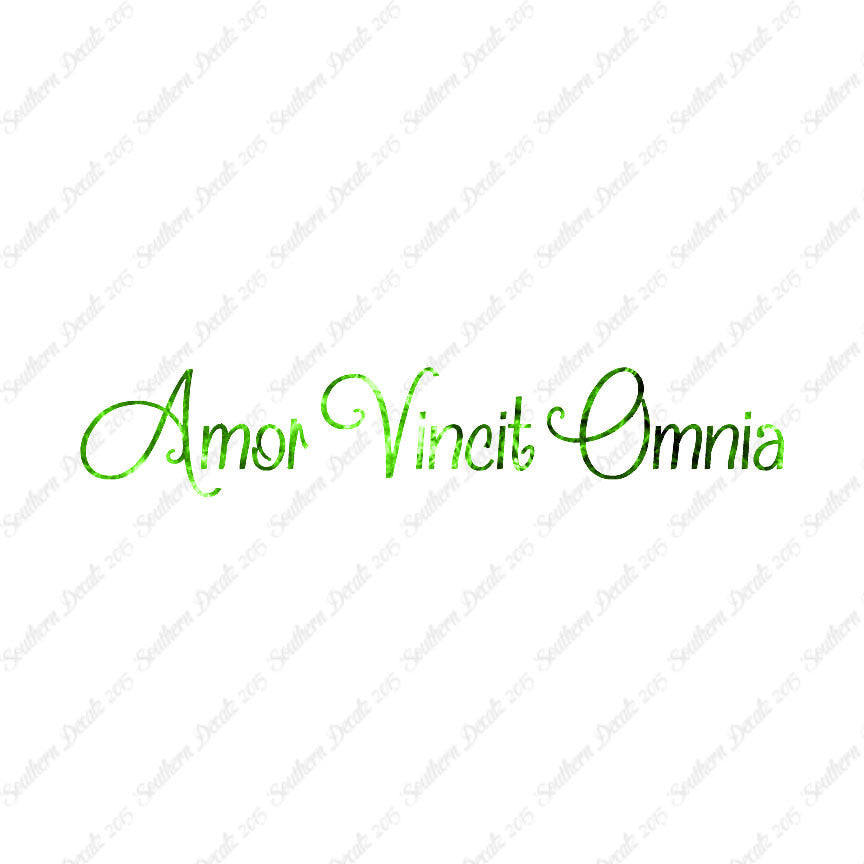 Latin Amor Vincit Omnia
