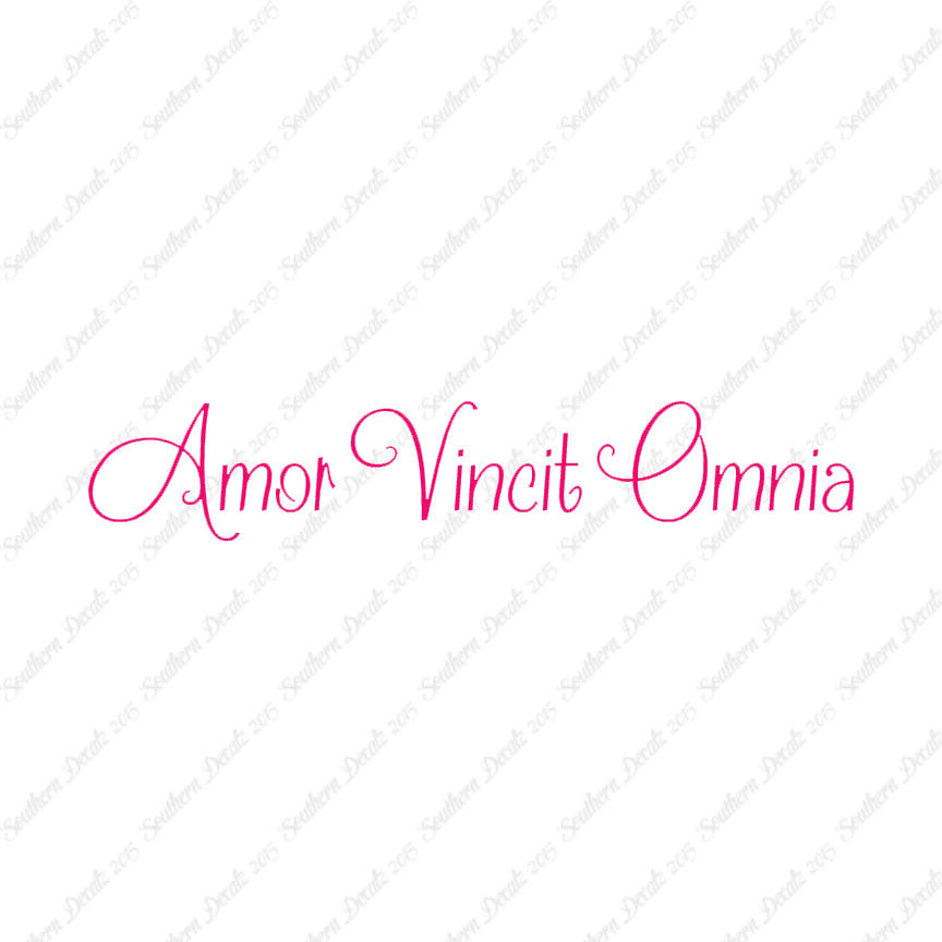 Latin Amor Vincit Omnia