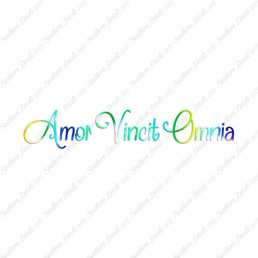 Latin Amor Vincit Omnia