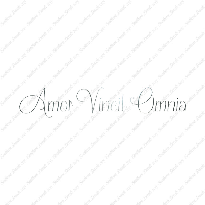 Latin Amor Vincit Omnia