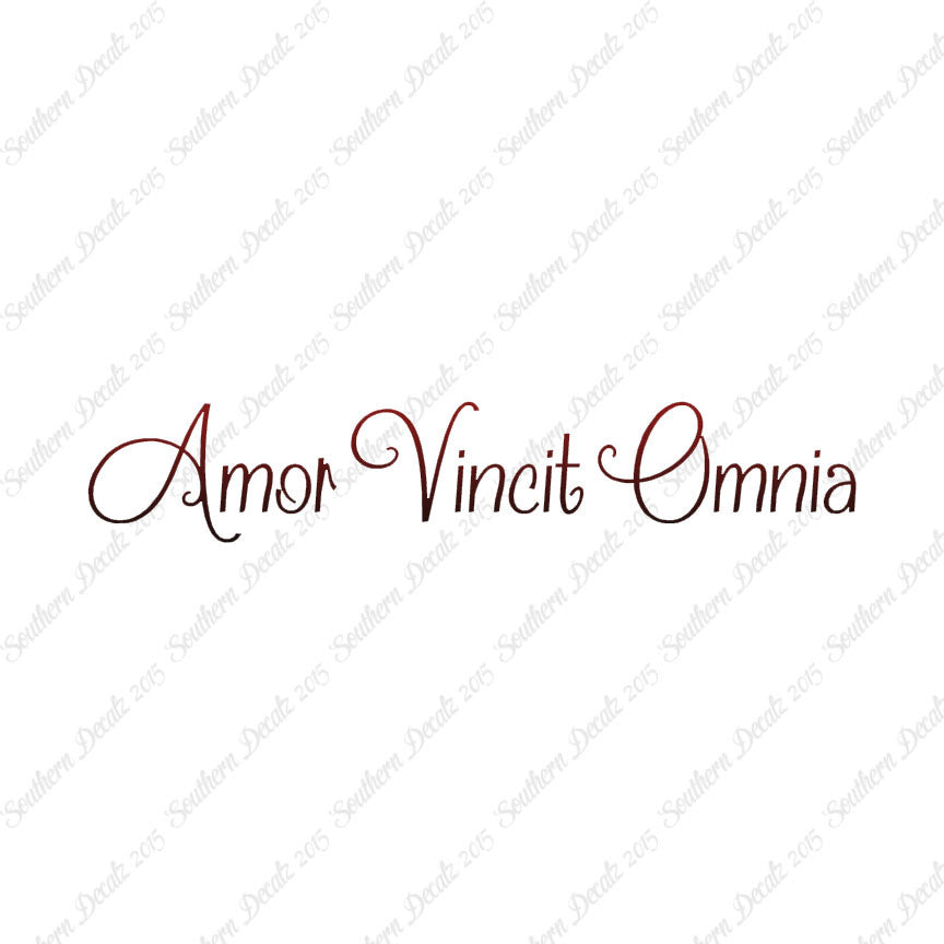 Latin Amor Vincit Omnia