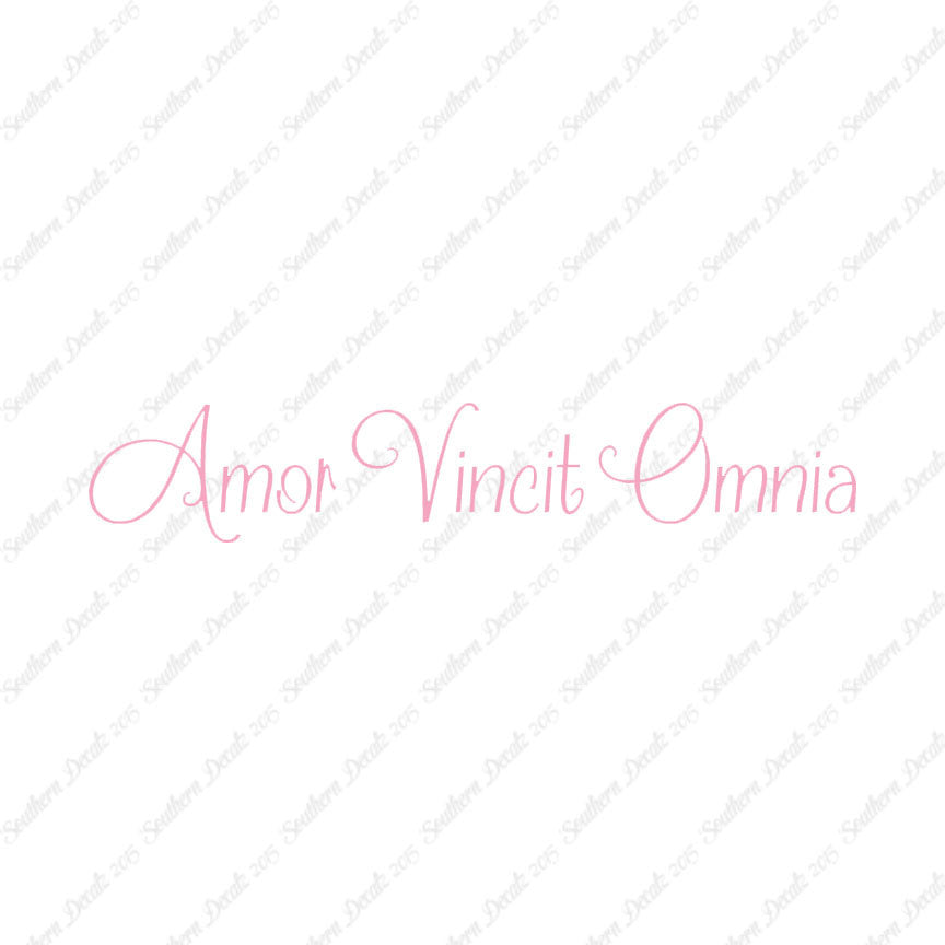 Latin Amor Vincit Omnia