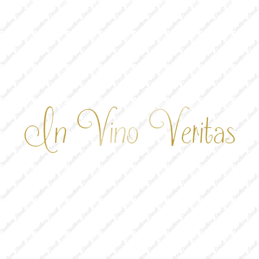 Latin In Vino Veritas