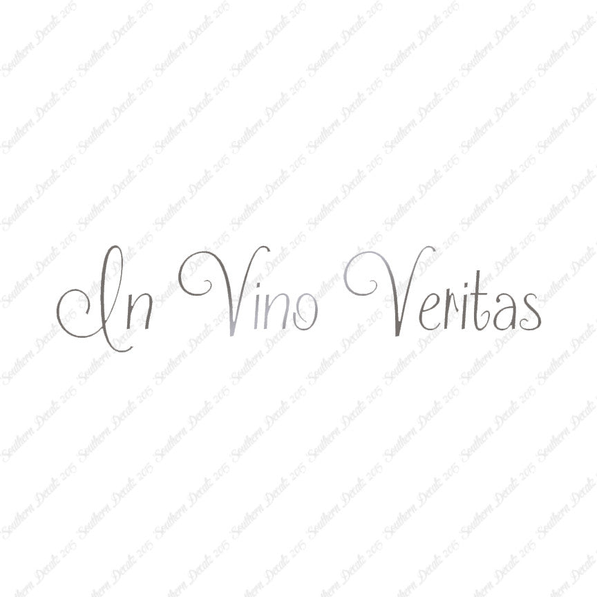 Latin In Vino Veritas