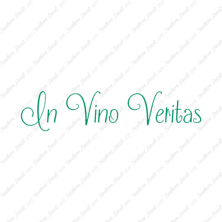 Latin In Vino Veritas