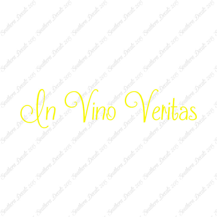 Latin In Vino Veritas