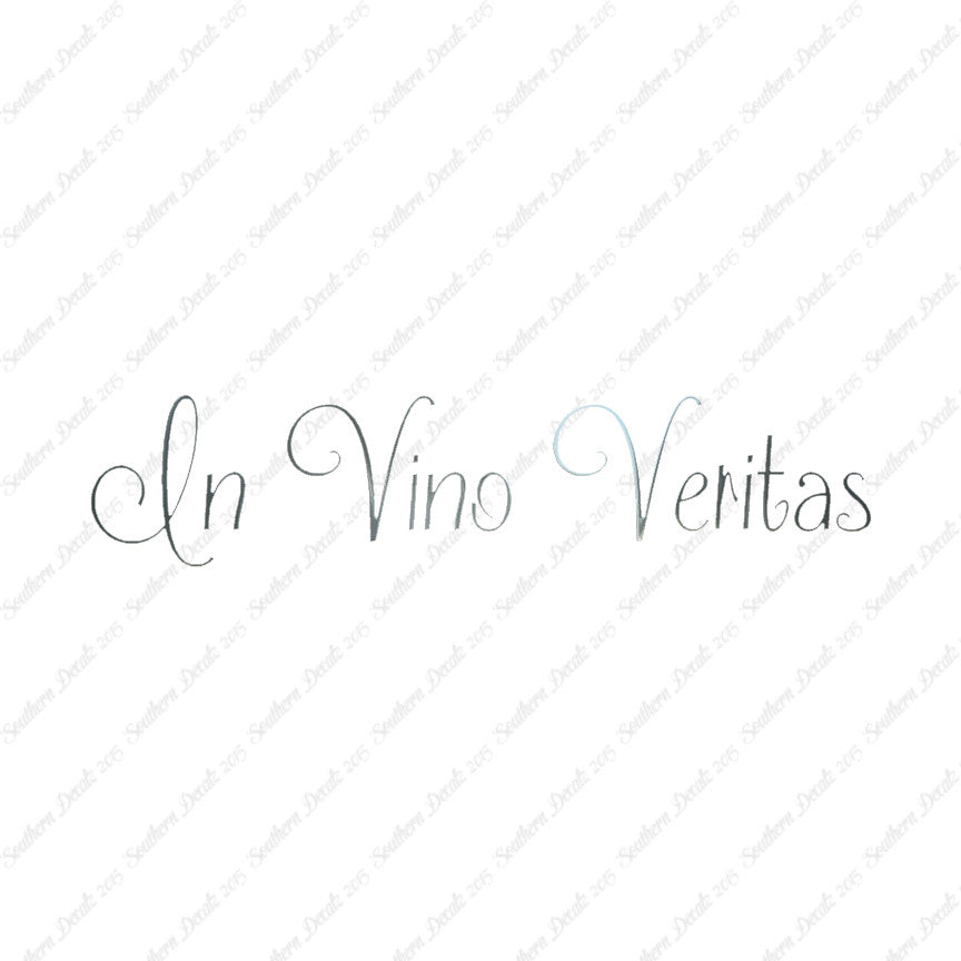 Latin In Vino Veritas
