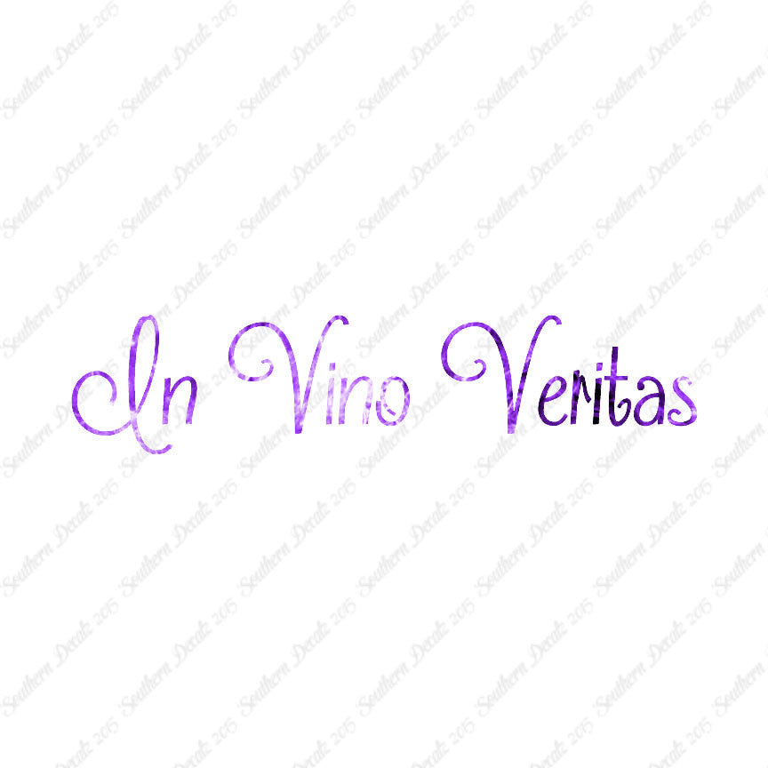 Latin In Vino Veritas