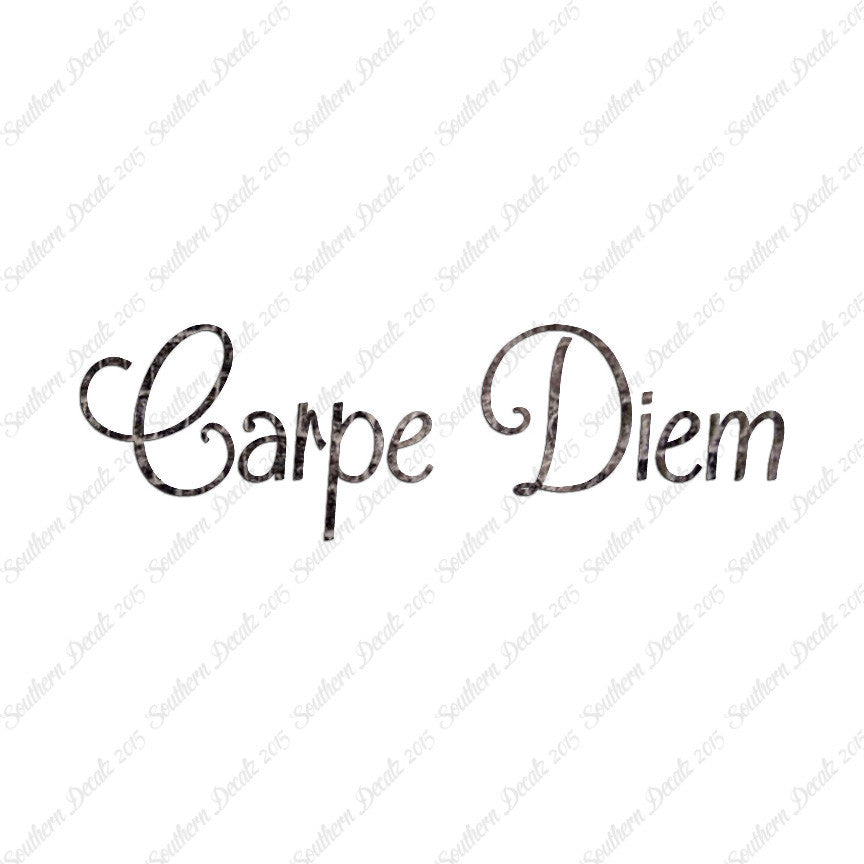 Latin Carpe Diem