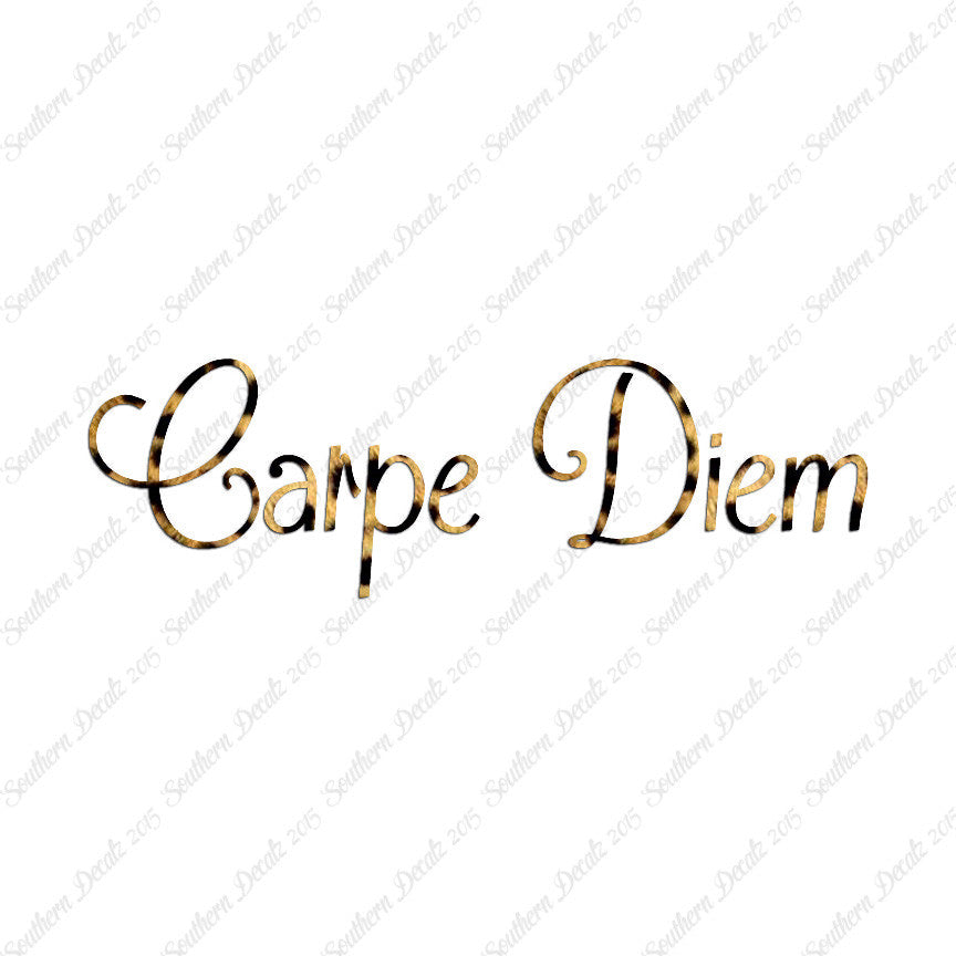 Latin Carpe Diem