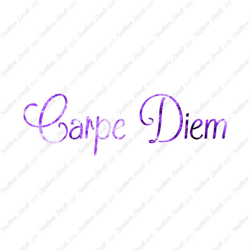Latin Carpe Diem