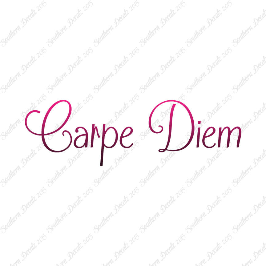 Latin Carpe Diem