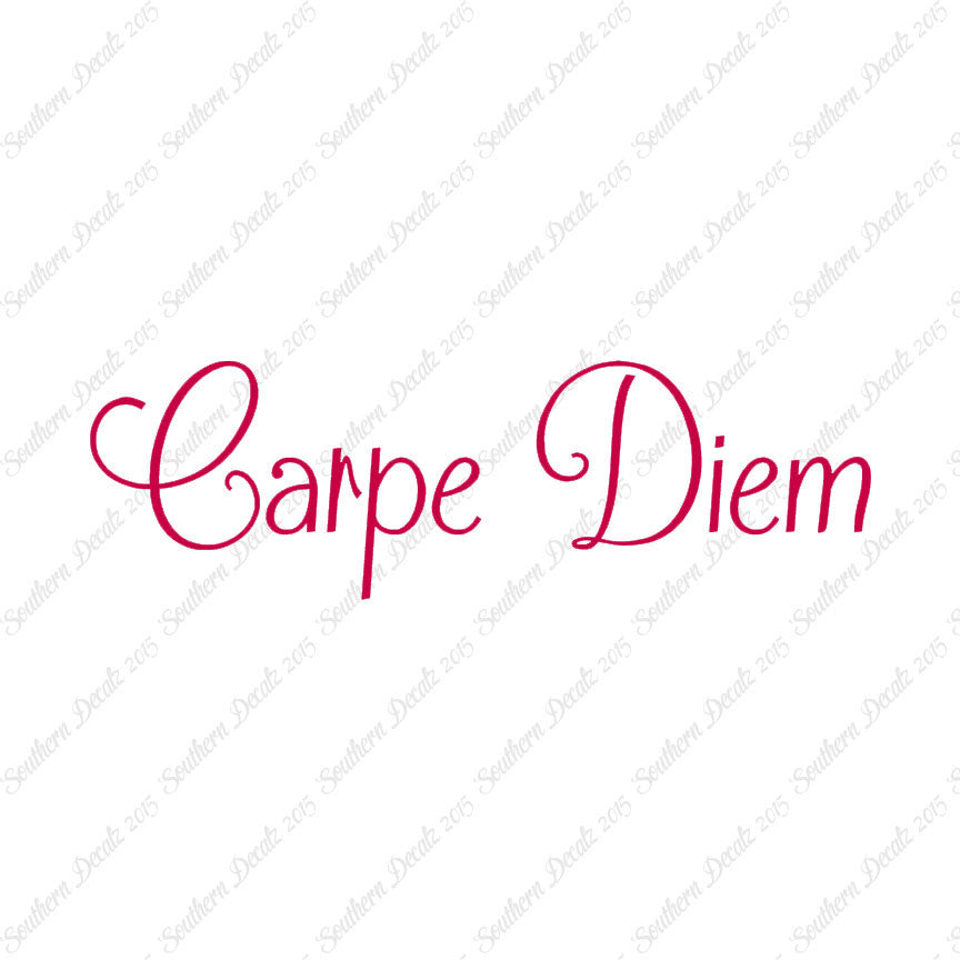 Latin Carpe Diem